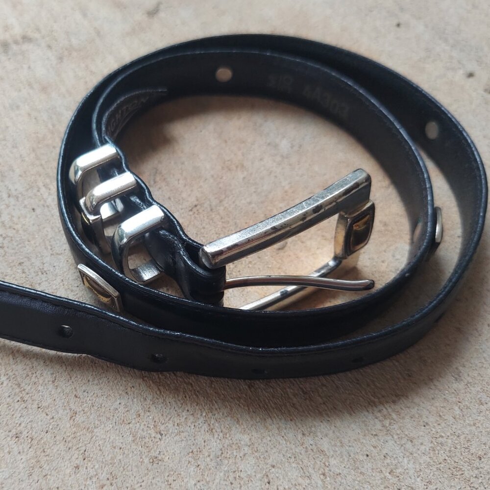 Vintage Brighton belt with silver gold size medium